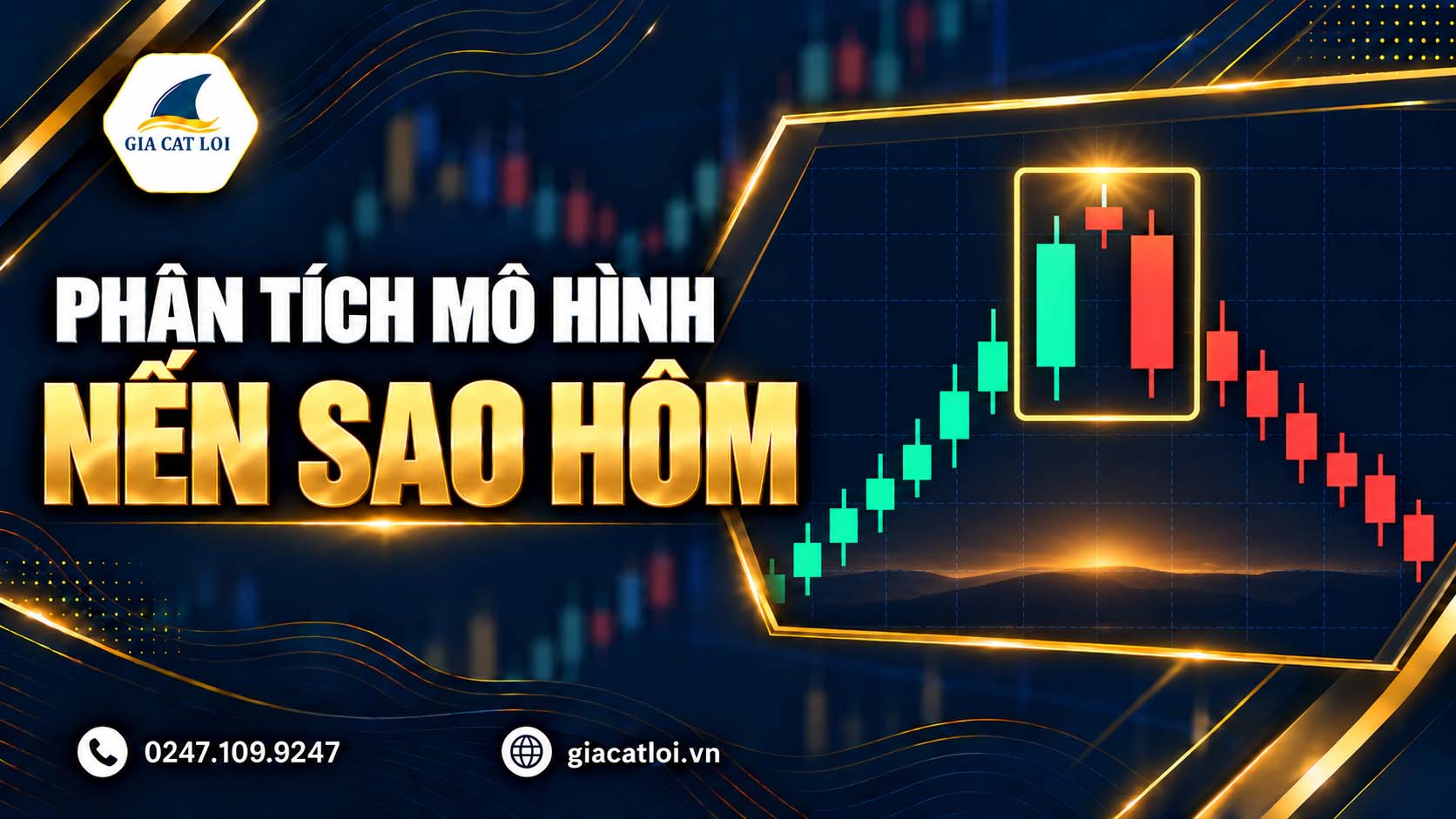 Mô Hình Nến Sao Hôm Evening Star Trong Đầu Tư