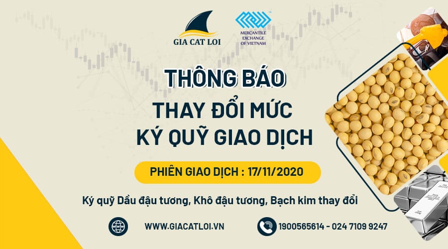 Thay đổi mức ký quỹ giao dịch 17.11.2020