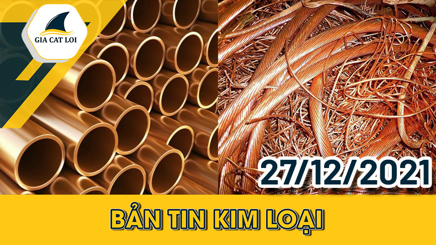Phân Tích Nhóm Kim Loại Ngày 27/12/2021: Giá Vàng Tăng Do Lo Ngại Lạm Phát