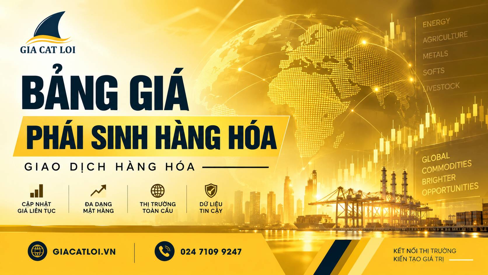Bảng Giá Hàng Hóa Phái Sinh Trực Tuyến | Gia Cát Lợi
