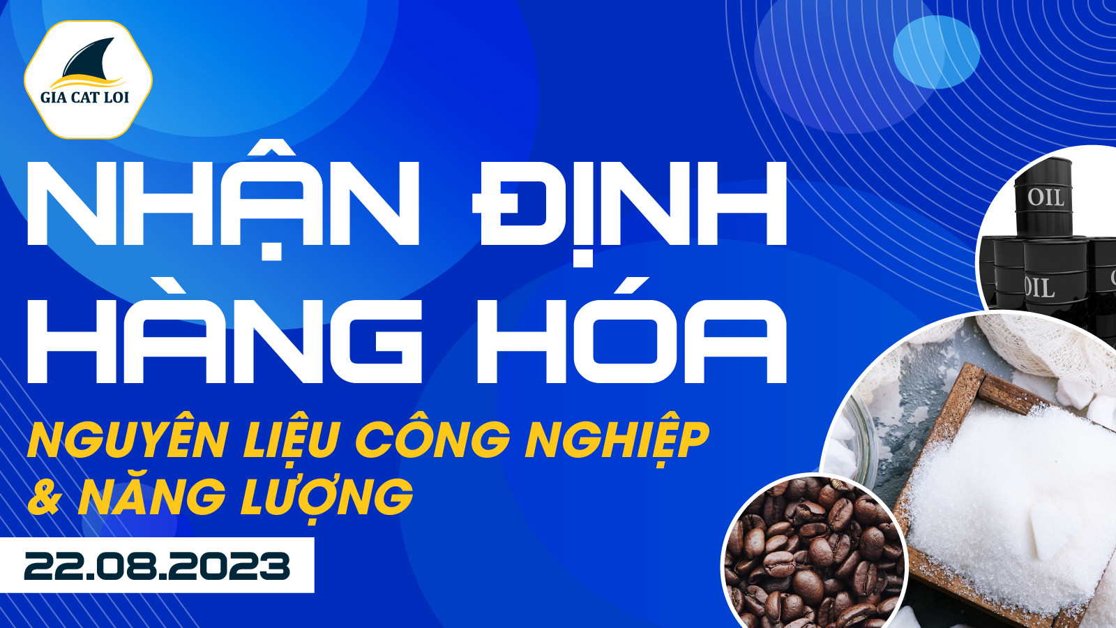 Nhận Định Hàng Hoá Năng Lượng & Nguyên Liệu Công Nghiệp 22/08/2023