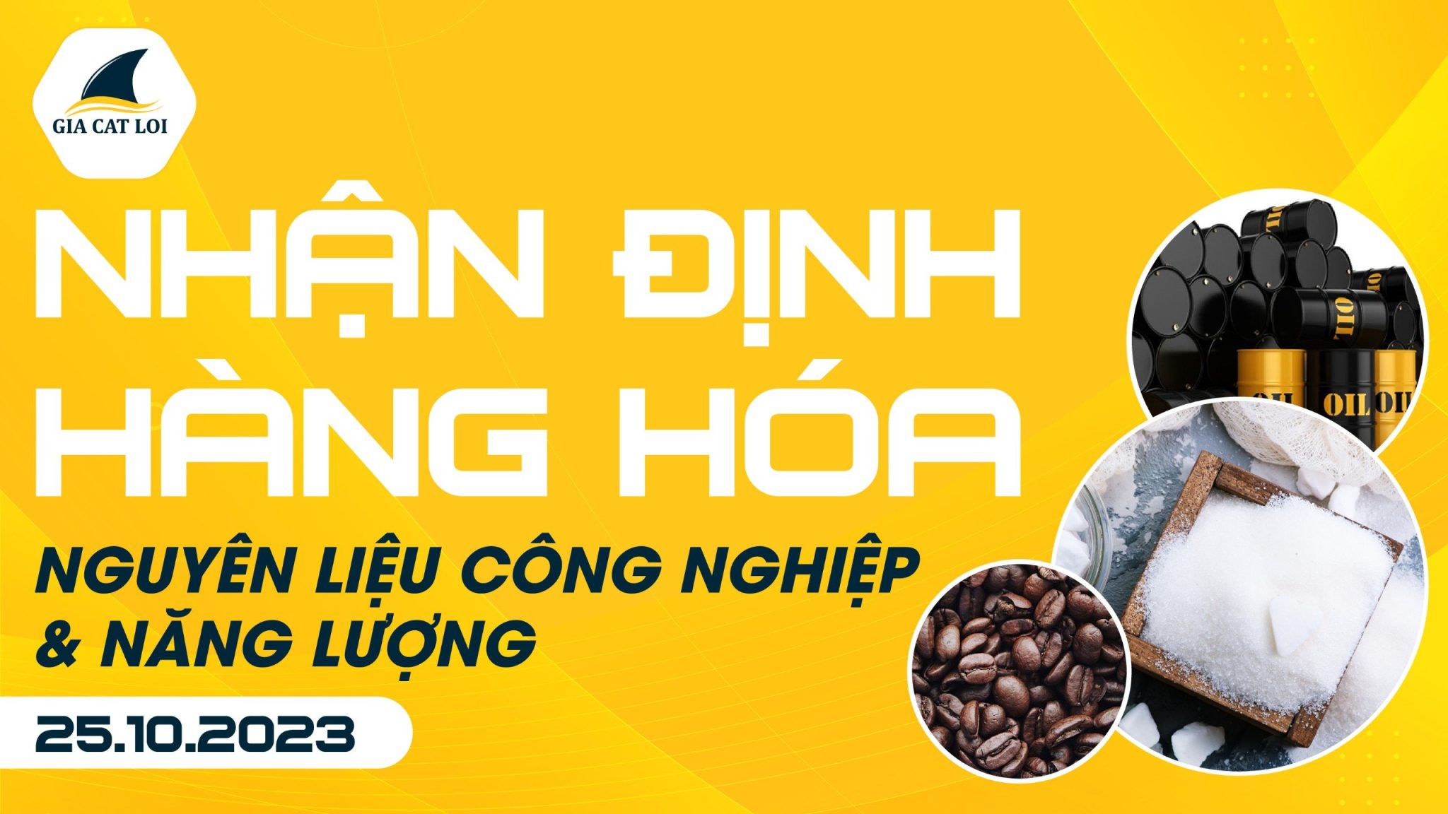 Nhận Định Hàng Hoá Năng Lượng & Nguyên Liệu Công Nghiệp 25/10/2023