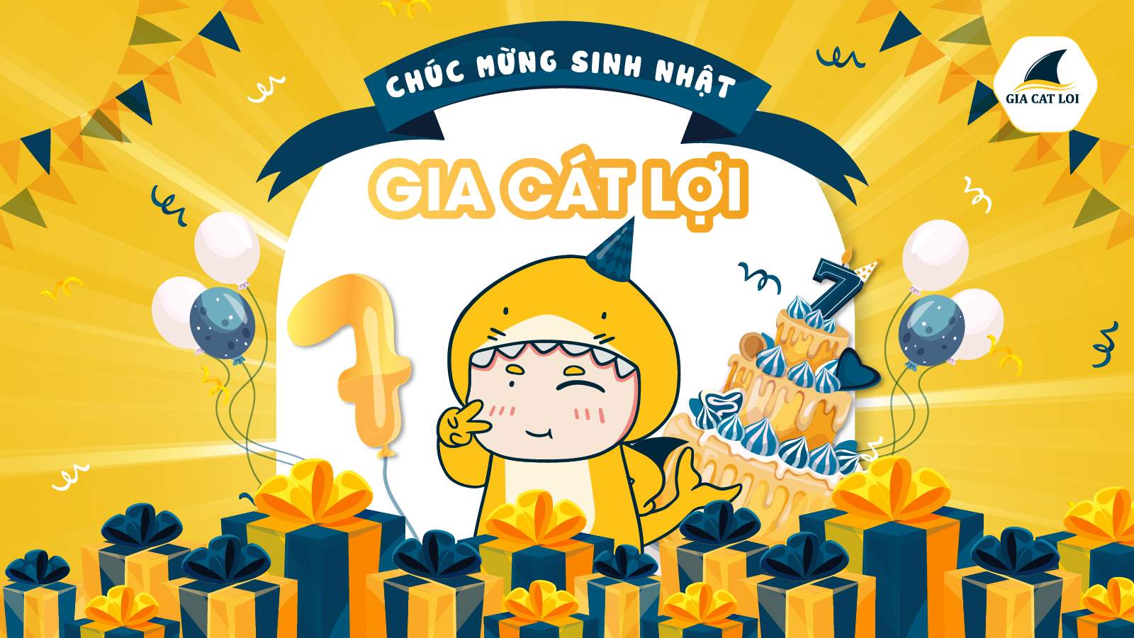MỪNG SINH NHẬT GIA CÁT LỢI TRÒN 7 TUỔI