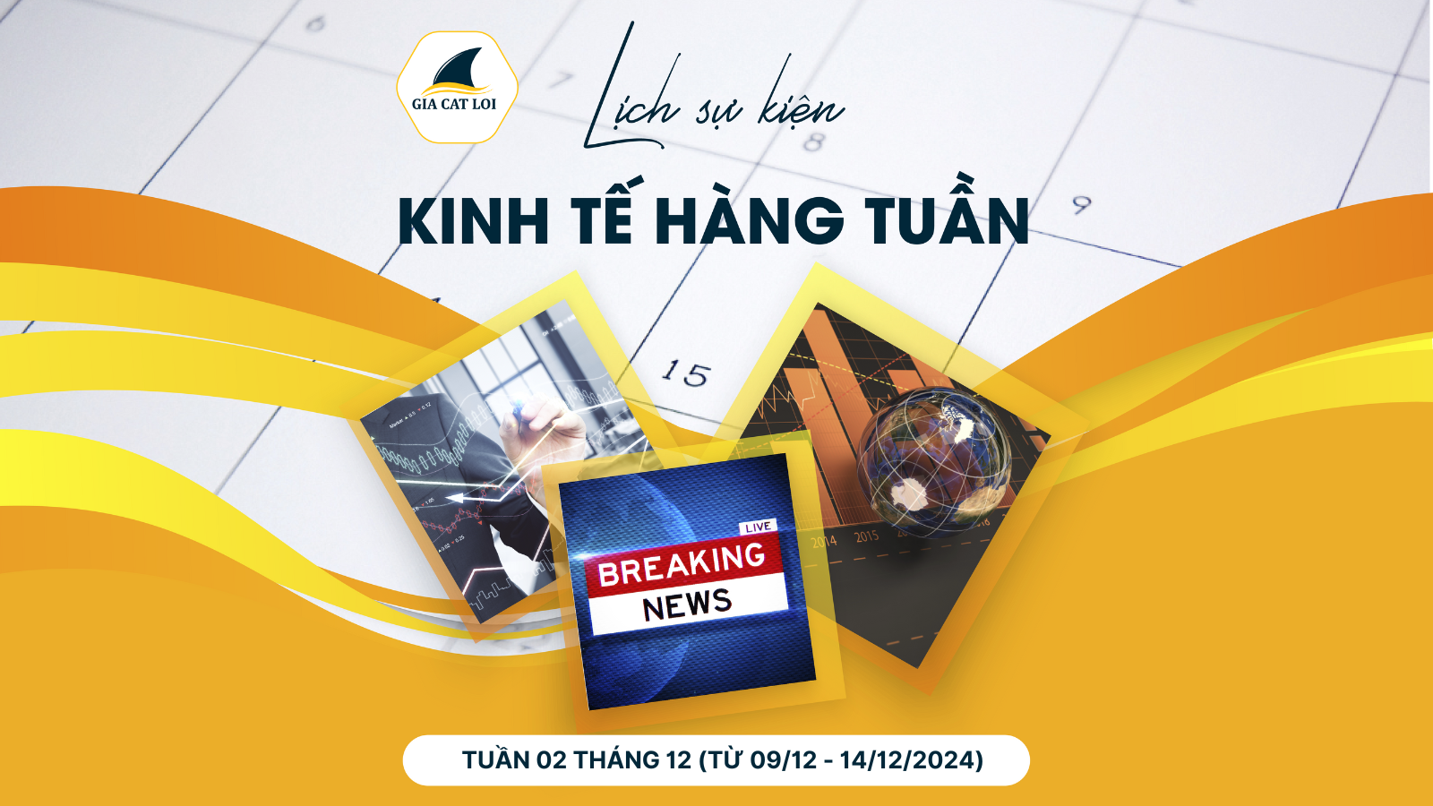 [Infographics] Lịch Tin Tức & Các Báo Cáo Quan Trọng Trong Tuần 02 Tháng 12/2024