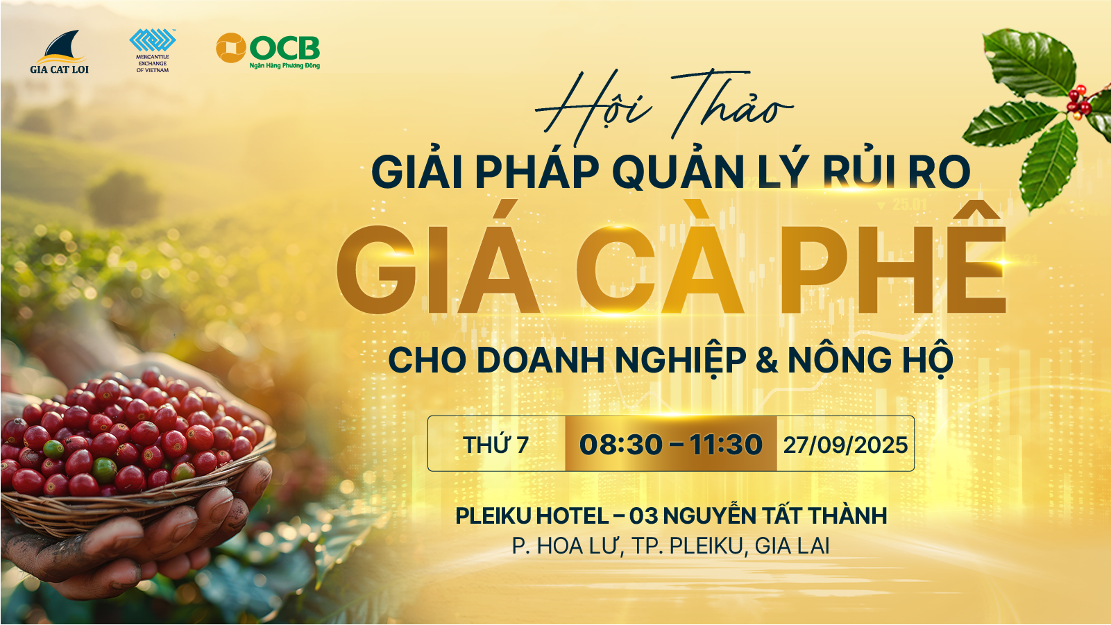 Hội Thảo Giải Pháp Quản Lý Rủi Ro Giá Cà Phê