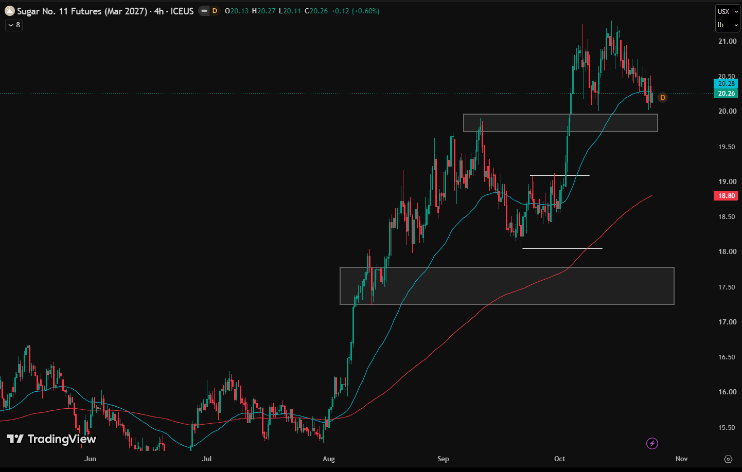 Chart phân tích kỹ thuật đường 11 ngày 26/10/2026